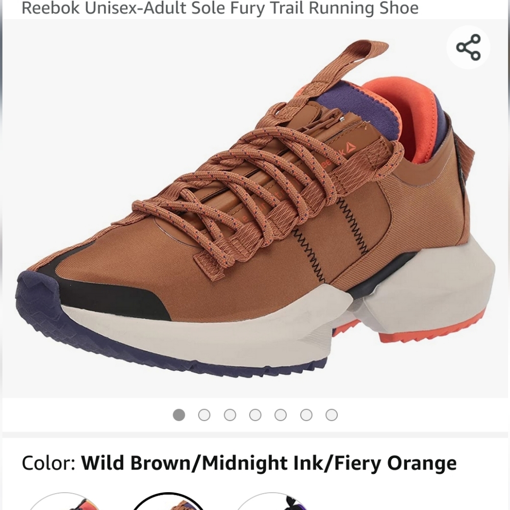 NIB Reebok Sole Fury Trail Sneaker